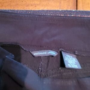 Womens Westbound petites long black pants